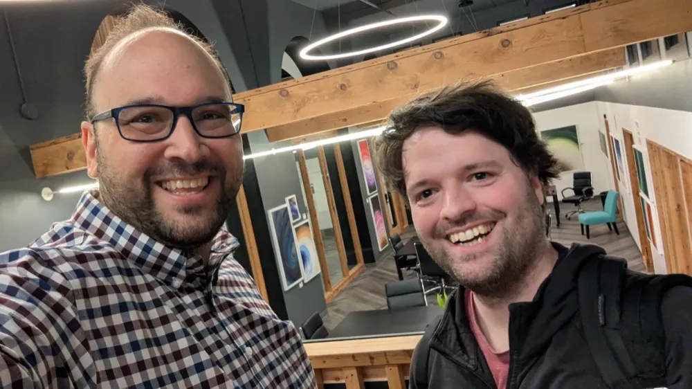 Yardrail founders at UrbanWork coworking space in Tacoma